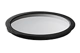 RÖSLE Frischhaltedeckel aus Glas, Glasdeckel mit Silikonrand zum...