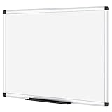 VIZ-PRO Magnetisches Whiteboard 120 x 90 cm Trocken abwischbare Tafel für...