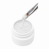 Finish Nagellack New Nail Polish Flash Snowflake Glue Delicate Thick Super...