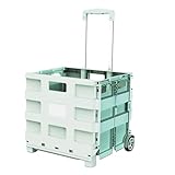 Rollkiste, tragbarer Einkaufswagen auf Rädern, faltbarer Organizer mit...