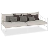 vidaXL Bettgestell Metallbett Bettsofa Bett Tagesbett Kojenbett Einzelbett...