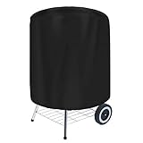 UKOFEW grillabdeckung wetterfest Rund, 70x70cm Gasgrill Abdeckung...