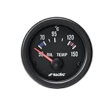 Simoni Racing OT/B Elektrische Öltemperaturanzeige Sensoren, Retro...