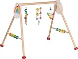 goki 65351 Baby-Fit Spielebogen Regenbogen I aus Holz, Greif- und...