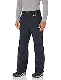 Amazon Essentials Herren Wasserfeste, isolierte Schneehose, Schwarz, M