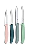 Victorinox Swiss Classic, Tomaten- und Gemüsemesser Set, 4teilig, Scharfe...