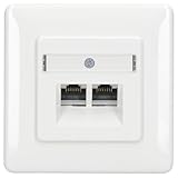 Rutenbeck UAE - Cat. 6A iso Universal-Anschlussdose/Datendose/Netzwerkdose...