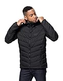 Jack Wolfskin Herren Fairmont Men Winddichte Daunenjacke, Schwarz, XL EU