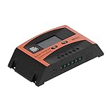 Akozon MPPT-Solarladeregler mit Zwei USB-Anschlüssen für...