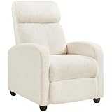 Yaheetech Relaxsessel Wohnzimmer Loungesessel mit Verstellbarer...