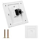 OFFCUP CAT6 Universal Netzwerkdose 1 Port LAN Dose STP Vollgeschirmt RJ45...