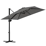 TRIUMPHKEY Sonnenschirm,Ampelschirm 270 * 270 cm Ampelschirm Rechteckig,...