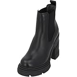 Tamaris Damen 1-1-25900-39 Stiefelette, Black, 41 EU