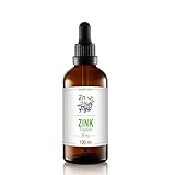Zink 25 mg Tropfen | 100 ml | Zinksulfat | Alkoholfrei | vegan | hoch...