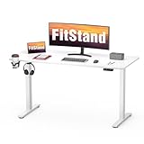 FitStand 110x60cm höhenverstellbarer Schreibtisch Electric Lift Desk mit...