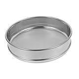Homoyoyo Mehlsieb aus Edelstahl groß Gartensieb für Erde klein...