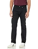 Amazon Essentials Herren Jeans, Gerade Geschnitten, Schwarz, 34W / 30L