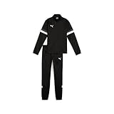 PUMA Jungen Teamrise Tracksuit Jr Trainingsanzug, PUMA Black-PUMA Black,...