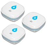 Summit Digital 3er Set GS153 Wassermelder mit Batterie 60x60x24,2 mm |...