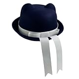 Fahoujs Wollhut Bowknot Belt Handgefertigt Für Dress Up Party Woll...