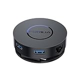 USB C Docking Station Dual Monitor, 7 Port Type C Laptop Dockingstation mit...
