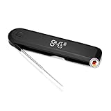 BURNHARD Einstich-Thermometer klappbar, Grillthermometer,...