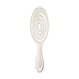 Haarbürste ohne Ziepen, Bio Haarbürste, Entwirrbürste auch für Locken &...
