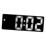 VICASKY LED Digitaler Wecker mit Temperaturanzeige Rechteckig Schwarzes...