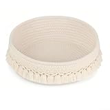 Stilvoller Boho-Quasten-Aufbewahrungskorb aus Baumwollseil für...