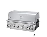 GRANDSTATE Merlin 641, Built-In Einbaugrill, 6 Brenner Gasgrill, mit...
