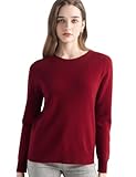 Chanyarn Damen 100% Kaschmir Pullover 2025 Herbst Winter Rundhalsausschnitt...