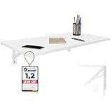 KDR Produktgestaltung Wandklapptisch Schreibtisch Tischplatte 80x40 cm in...