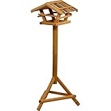 dobar® 48000FSC Vogelfutterhaus inkl. Ständer - Vogelfutterstation aus...