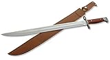 AK CCCP 47 Bajonett Messer mit Holster, Gürtelmesser - Griff aus Holz -...