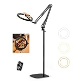 Upgrade Ringlicht Ringleuchte mit Stativ Overhead, Evershop 10” Overhead...