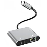 USB C 2,5G LAN Adapter Ethernet Adapter USB C auf RJ45 2500Mbps Gigabit...