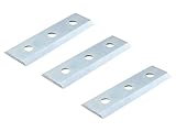 SECURA Häckslermesser 3 x 8,5cm kompatibel mit LESCHA ZAK 2700, 3500,...