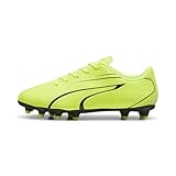 PUMA Vitoria Fg/Ag Jr Fussballschuh, Electric Lime Black, 38.5 EU