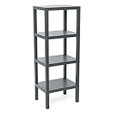 TATAY Lombok Regal, 4 Regale, Polypropylen, BPA frei, Holz-Effekt,...