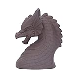 ANKROYU Räucherwasserfall, handgefertigt, lila Ton, Pterodaktylus-Design,...