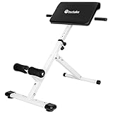 tectake® Hyperextension Trainingsbank, Hantelbank klappbar, Rückentrainer...