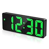 ORIA LED Digitaler Wecker, Modern Tischuhr, Alarm Clock mit...