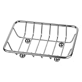 SOLUSTRE Seifenhalter Metall für Badezimmer mit Abtropffunktion und...