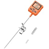 ThermoPro TP511 Fleischthermometer mit Topfclip Zuckerthermometer...