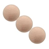 GARVALON 3 Stück Teiliges Krocket Golfball Set aus Langlebigem Buchenholz...