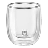 ZWILLING Sorrento Doppelwandige Espresso-Gläser, 2x80 ml, Borosilikatglas,...
