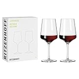 RITZENHOFF 6111005 Rotweinglas 500 ml - Serie Lichtweiss - 2 Stück im...