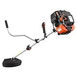 Fuxtec Benzin Motorsense FX-4MS131, Rasentrimmer mit 4-Takt-Motor, 320 mm...