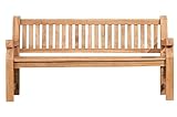TPFGarden Gartenbank Teakbank Jacky 220 cm Teak