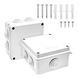 Gentpovth 2 Stück Anschlussdose Wasserdicht IP65, 100 mmx100 mmx70 mm, ABS...